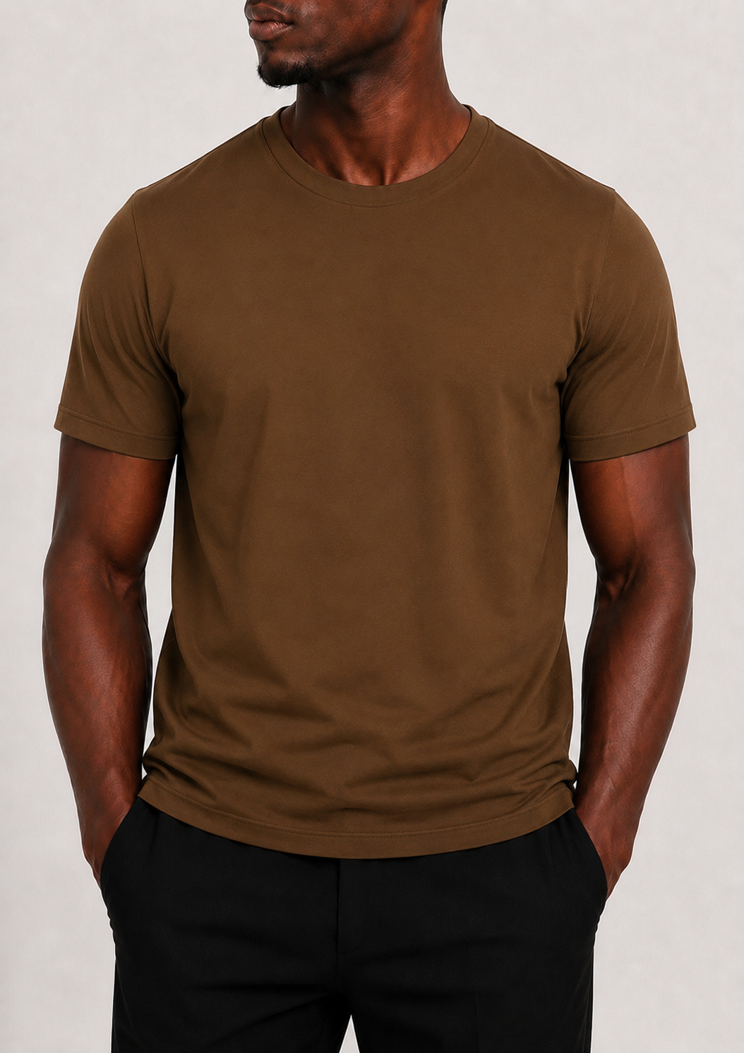 MOCHA BROWN T-SHIRT
