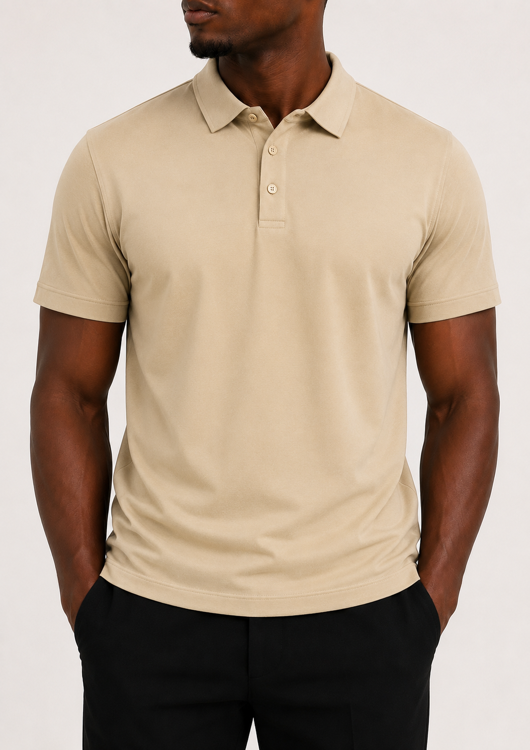 LIGHT KHAKI POLO