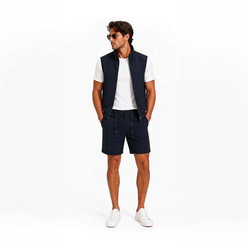 ESSENTIAL NAVY TWIN SET