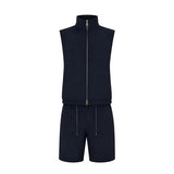 ESSENTIAL NAVY TWIN SET