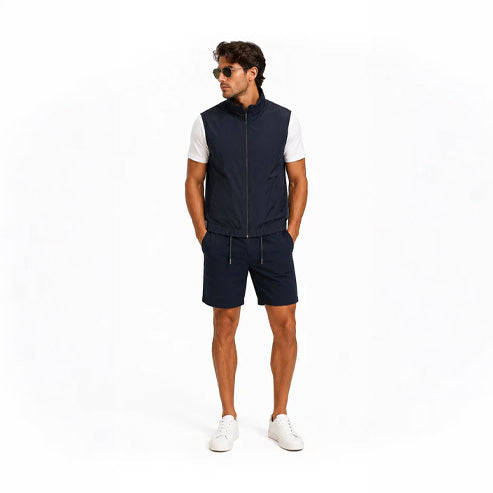 ESSENTIAL NAVY TWIN SET