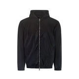 ONYX BLACK HOODED JACKET