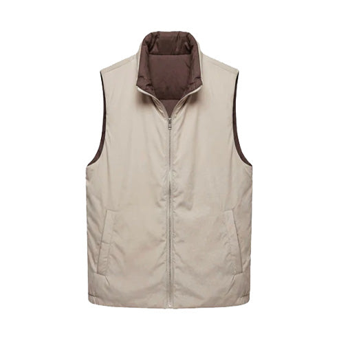 MOCHA REVERSIBLE BODYWARMER