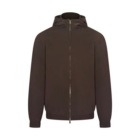 MOCHA BROWN HOODED TECH SUIT