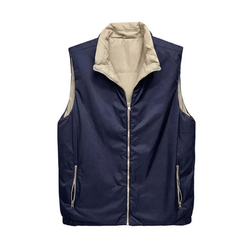 MIDNIGHT NAVY REVERSIBLE BODYWARMER