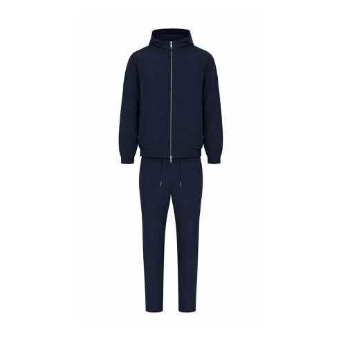 MIDNIGHT NAVY HOODED TECH SUIT