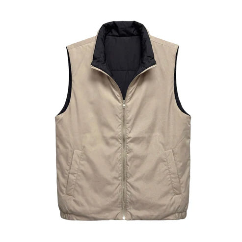 ONYX BLACK REVERSIBLE BODYWARMER